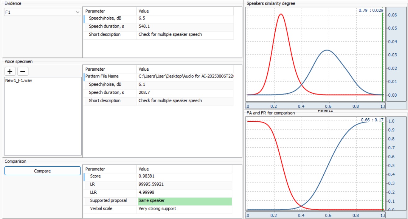 AI Forensic Audio Analysis Interface